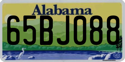 AL license plate 65BJ088