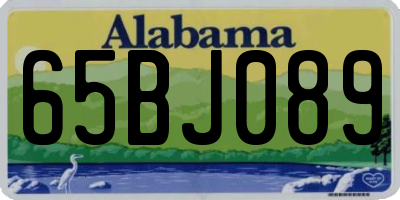 AL license plate 65BJ089
