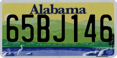AL license plate 65BJ146