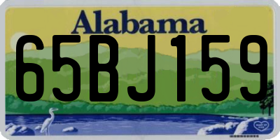 AL license plate 65BJ159