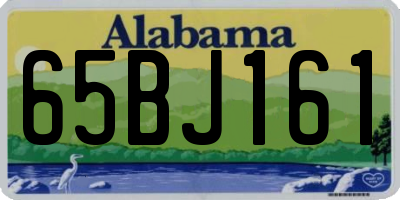 AL license plate 65BJ161