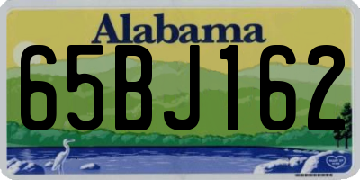 AL license plate 65BJ162
