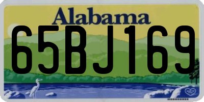 AL license plate 65BJ169