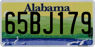 AL license plate 65BJ179