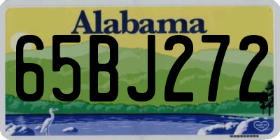 AL license plate 65BJ272