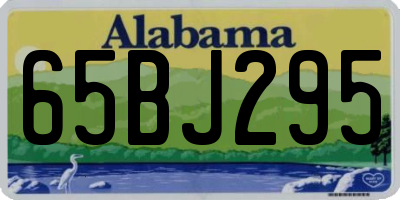 AL license plate 65BJ295