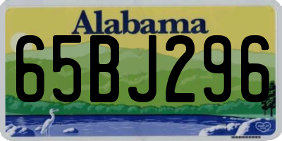 AL license plate 65BJ296