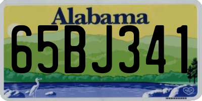 AL license plate 65BJ341