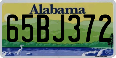 AL license plate 65BJ372