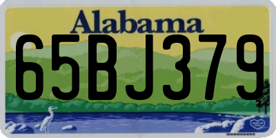 AL license plate 65BJ379