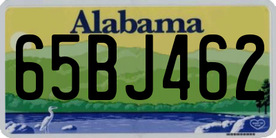 AL license plate 65BJ462