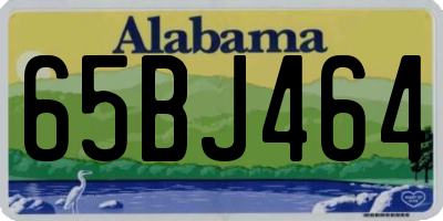 AL license plate 65BJ464