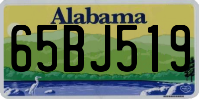 AL license plate 65BJ519