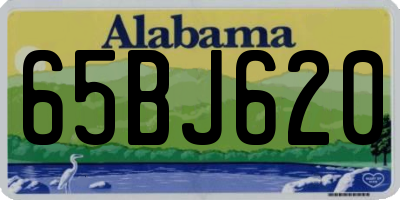 AL license plate 65BJ620