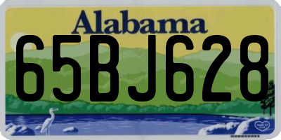 AL license plate 65BJ628