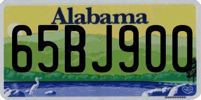 AL license plate 65BJ900