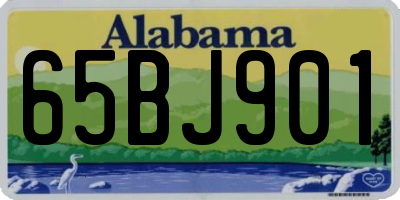 AL license plate 65BJ901