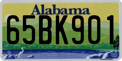 AL license plate 65BK901
