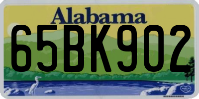 AL license plate 65BK902