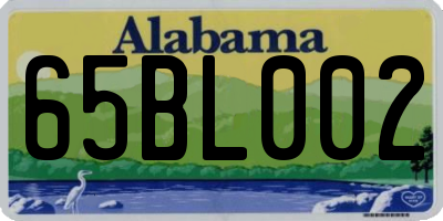 AL license plate 65BL002