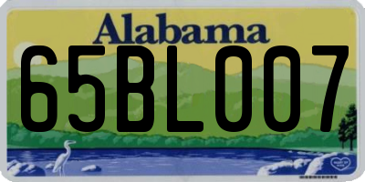 AL license plate 65BL007