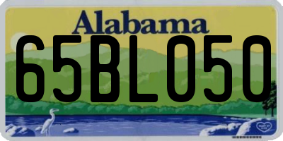 AL license plate 65BL050