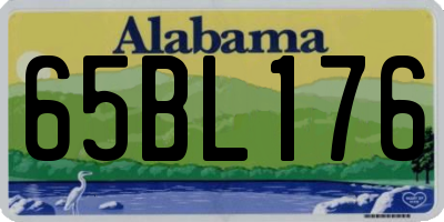 AL license plate 65BL176