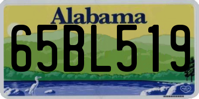 AL license plate 65BL519