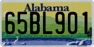 AL license plate 65BL901