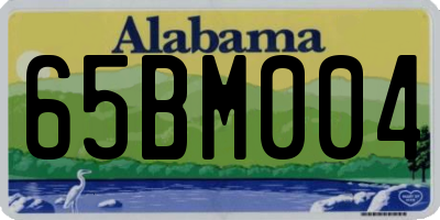 AL license plate 65BM004