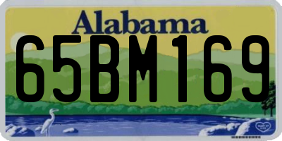 AL license plate 65BM169