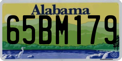 AL license plate 65BM179