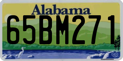 AL license plate 65BM271