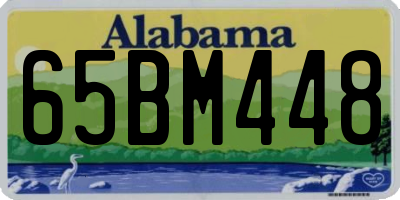AL license plate 65BM448
