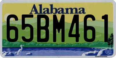 AL license plate 65BM461
