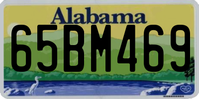 AL license plate 65BM469