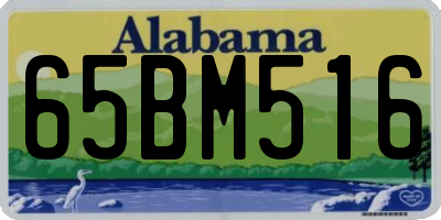 AL license plate 65BM516