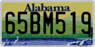 AL license plate 65BM519
