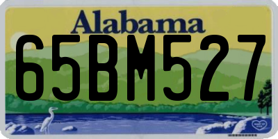 AL license plate 65BM527