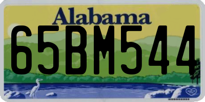 AL license plate 65BM544