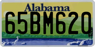 AL license plate 65BM620