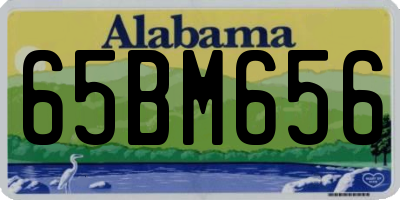 AL license plate 65BM656