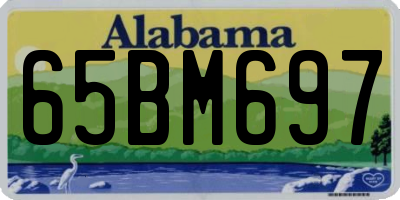 AL license plate 65BM697