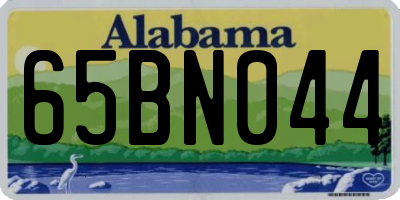 AL license plate 65BN044