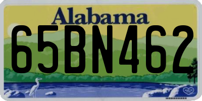 AL license plate 65BN462
