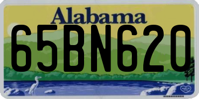 AL license plate 65BN620