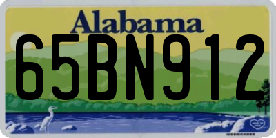 AL license plate 65BN912