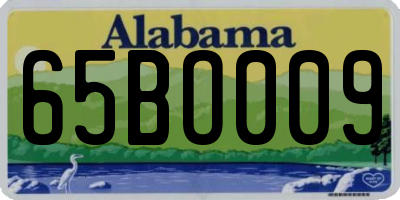 AL license plate 65BO009