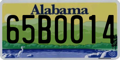 AL license plate 65BO014