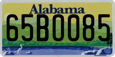 AL license plate 65BO085